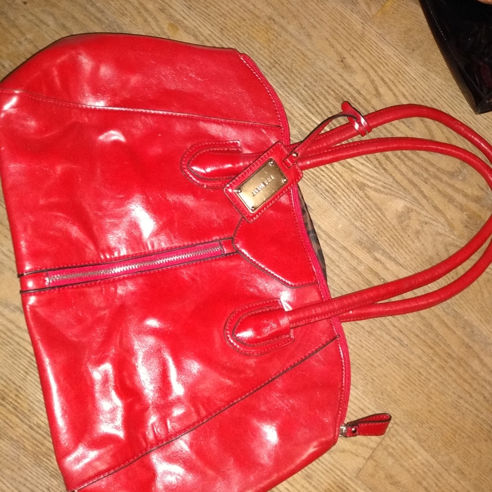 Bright Red purse Nine West